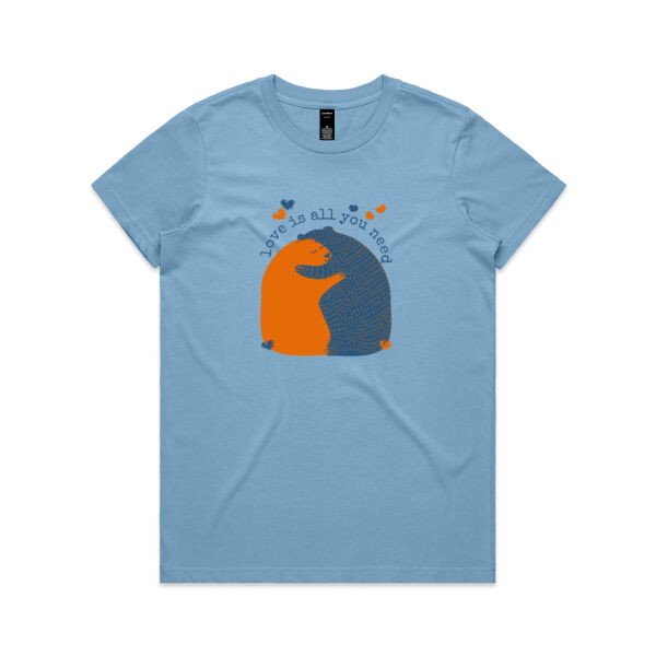 Bear Hug Loves - Womens Maple Tee Thumbnail